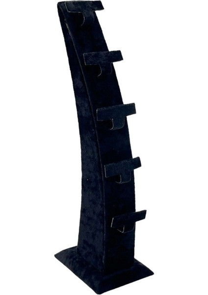 Siyah Dik Küpe Standı, 25 Cm, Düzenleyici ve Sergileme Için Ideal