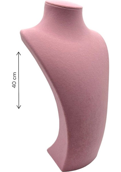Pembe El Yapımı Takı Standı, 40 Cm, Şık ve Kullanışlı Kuyumcu Aksesuarı