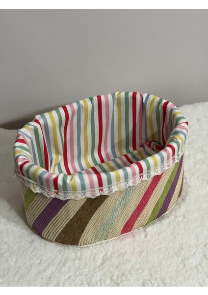 Çok Renkli Orta Boy Düzenleyici Sepet, Pratik ve Şık Depolama Çözümü fiyatları