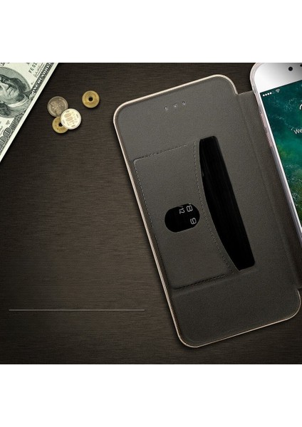 iPhone 7/8 Uyumlu Cüzdanlı Standlı Kapaklı Tam Korumalı Kılıf