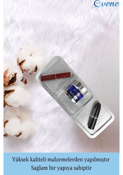 Gümüş Renkli Kozmetik Düzenleyici, Şık ve Kullanışlı Makyaj Organizeri modelleri