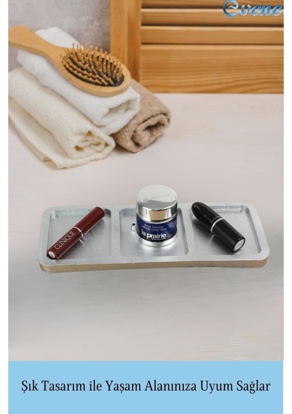 Gümüş Renkli Kozmetik Düzenleyici, Şık ve Kullanışlı Makyaj Organizeri fırsatları