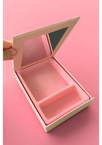 Şık Pembe Ayna Detaylı Takı Düzenleyici fiyatları