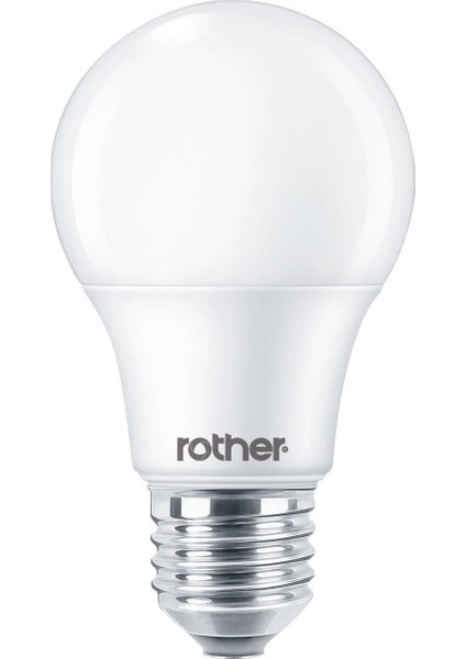 RTL01115 Rother A60 LED Ampul 15W E27 1520 Lümen 4500K Gün Işığı - Enerji Tasarruflu Ampul