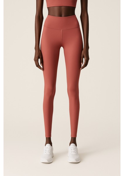 Kadın Yüksek Bel Toparlayıcı Tam Boy Spor Tayt
