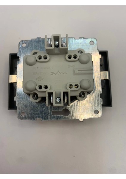 Antrasit Ikili Topraklı Piriz Çerçevesiz Grano - Priz ve Anahtar Için Uyumlu Çerçeve modelleri