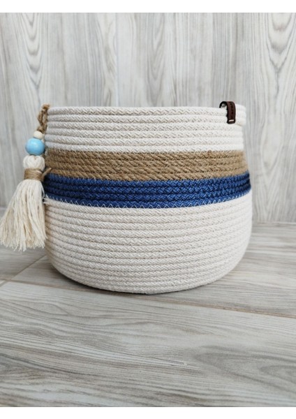 Renkli Çok Amaçlı Dekoratif Organizer Sepet 25X20, Şık ve Fonksiyonel Ev Düzeni Için