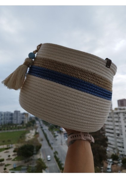 Renkli Çok Amaçlı Dekoratif Organizer Sepet 25X20, Şık ve Fonksiyonel Ev Düzeni Için modelleri