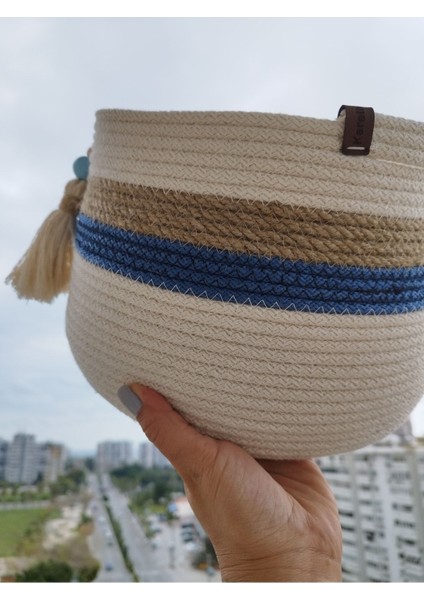 Renkli Çok Amaçlı Dekoratif Organizer Sepet 25X20, Şık ve Fonksiyonel Ev Düzeni Için indirimleri