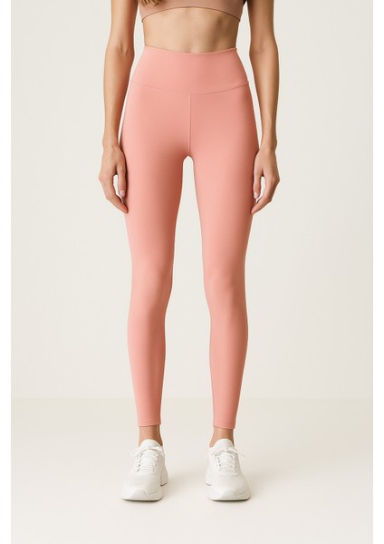 Kadın Yüksek Bel Toparlayıcı Tam Boy Spor Tayt