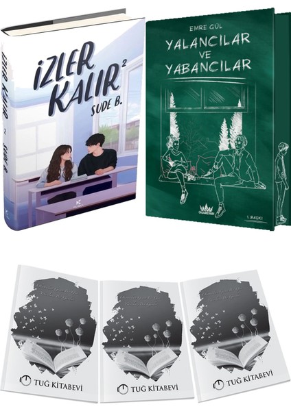 Yalancılar ve Yabancılar 1 Ciltli Özel Baskı ve Izler Kalır 2 Ciltli Sude B. 2li Set + Hediyeli