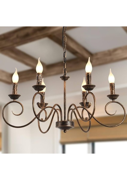 5 Adet Çok Kaliteli E14 Duy 5 Watt, 6400 Kelvin Beyaz Işık LED Ampul, Avize, Şamdan Ampulü Mum Ampul