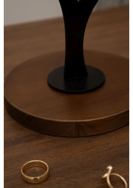 Kahverengi Küpe Organizer, Pratik ve Şık Saklama Çözümü