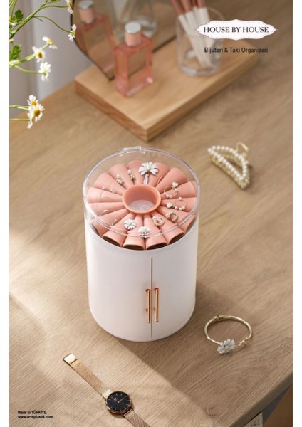 Beyaz Takı ve Bijuteri Düzenleyici Kutusu, Şık ve Pratik Saklama Çözümü modelleri