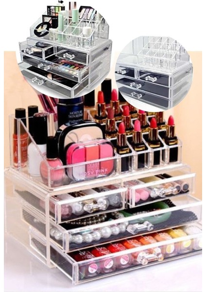 Beyaz 4 Çekmeceli Çok Amaçlı Düzenleyici, Şık ve Kullanışlı Tasarım fırsatları