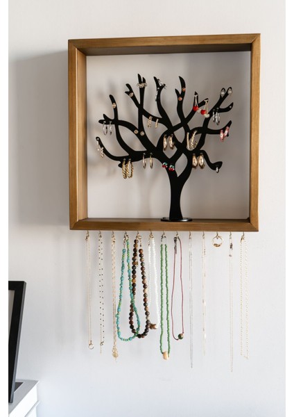 Şık Kahverengi Takı Düzenleyici, Zarif ve Kullanışlı Tasarım