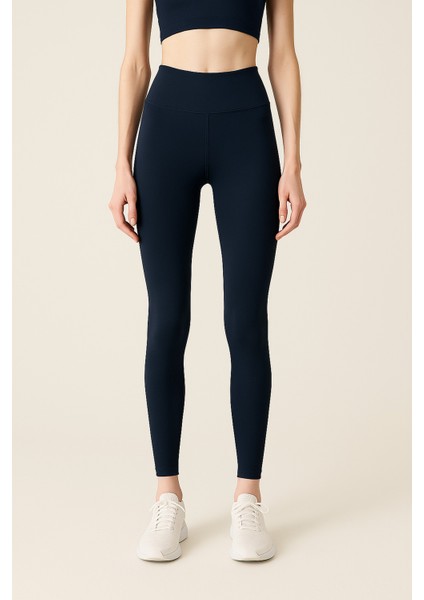 Kadın Yüksek Bel Toparlayıcı Tam Boy Spor Tayt