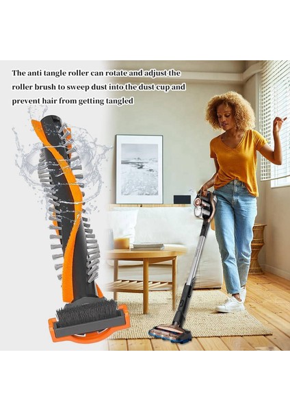 CP0667 Aksesuarları Yedek Speed Pro Max ve Fc6 Xc7/8 Serisi Için 2x Elektrikli Süpürge Fırçası (Yurt Dışından)