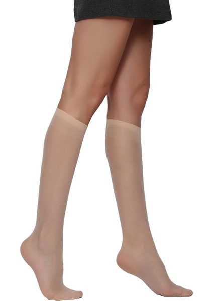 Klasik 15 Mat Lycrasız Dizaltı Çorap modelleri