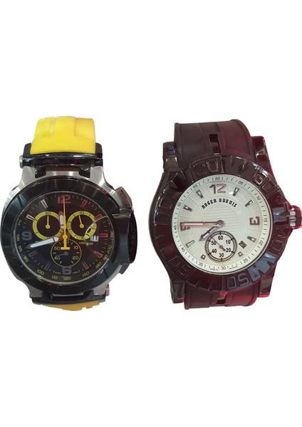 Siyah ve Beyaz Saat Standı Raflığı, 100 Adet Dayanıklı Çengelli Set.