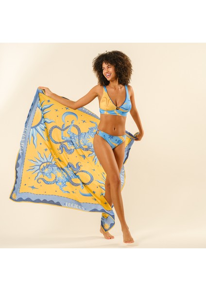 Daphne Polyester Bikini Altı 23X21 cm Mavi fırsatları