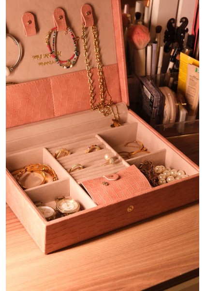 Şık Deri Takı Düzenleyici Kutu, Zarif Saklama ve Organizasyon Çözümleri fırsatları