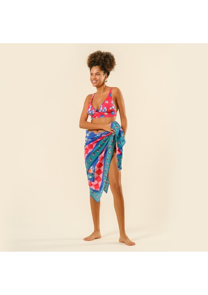 Daphne Polyester Bikini Üstü 23X21 cm Kırmızı
