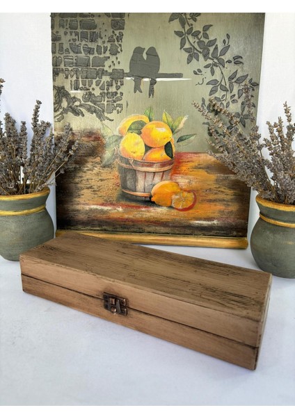 Kahverengi Ahşap Takı ve Düzenleyici Kutu, Şık ve Fonksiyonel Organizer indirimleri