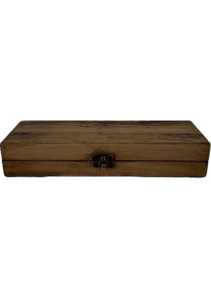 Kahverengi Ahşap Takı ve Düzenleyici Kutu, Şık ve Fonksiyonel Organizer