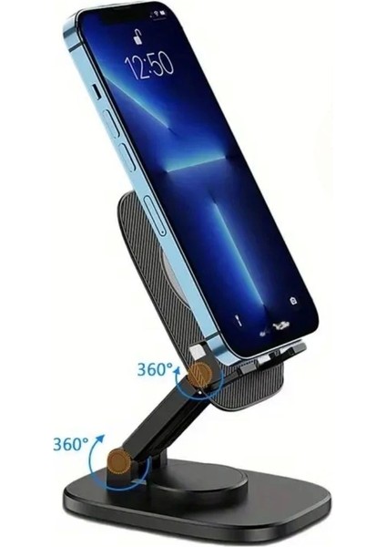 360 Döner Masaüstü Mobil Telefon Tutucu Standı
