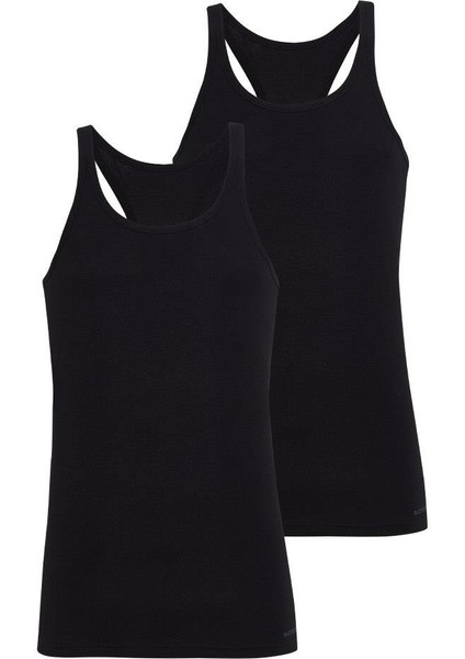 Tender Cotton 2'li Sporcu Siyah Atlet 9676