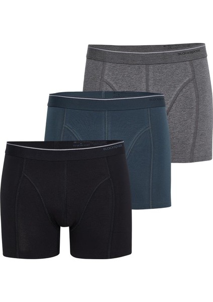 Tender Cotton 3'lü Asorti Boxer 9673 - 954