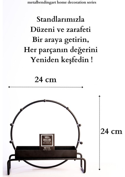 Şık Siyah Metal Takı Organizer, Düzenleyici ve Dekoratif Takı Standı fiyatları
