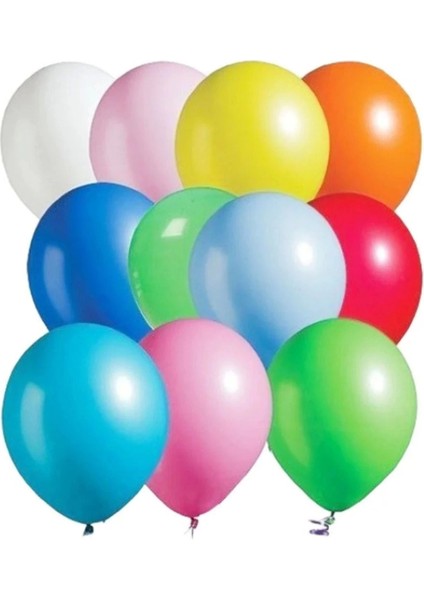 25 Adet Karışık Renkli Balon 9A Parti Organizasyon Balonu fiyatları