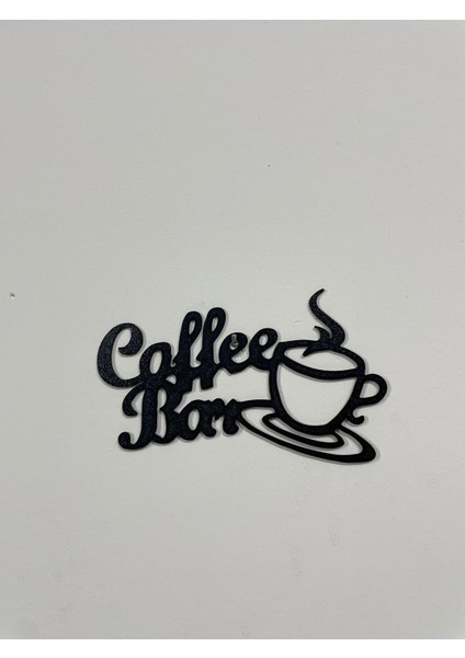 Cafe Bar Yazılı Duvar Dekoru – 3D Baskı Kahve & Içecek Köşesi Süsü modelleri