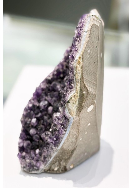 Mor Doğal Ametist Taşı, Ham Kaya Parçası, Dekoratif ve Enerjik Tamamlayıcı Ürün fiyatları