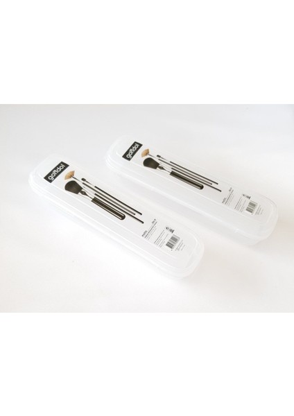 Gri Makyaj Aksesuarları Kutusu, Fırça, Far ve Kalem Için Ideal, 2 Adet Set fiyatları