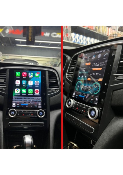Megane 4 Full Cam Digital 4gb + 64GB Androıd 13 Carplay Navıgasyon Oem Multimedya NAV-4449 Uyumlu