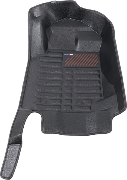 Ford Ranger 2012-2023 Uyumlu Ithal, Suni Deri, Eva Dolgulu Havuzlu 5d Paspas