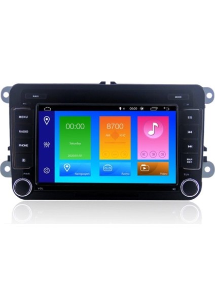Skoda Roomster Android 10 Carplay Navigasyon Multimedya Ekran Oem Teyp NAV-9902