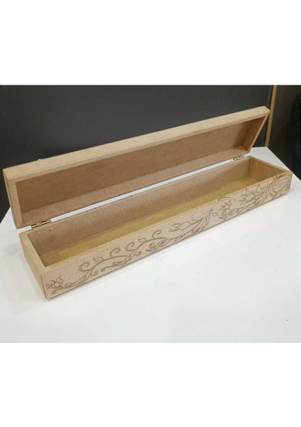 Kişiye Özel Ahşap Desenli Şiş Kutusu, Zarif ve Şık Takı Saklama Ürünü