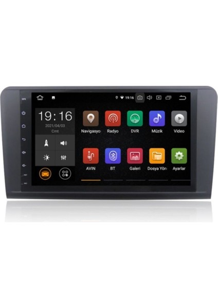 Mercedes ml Carplay Android 10 Navigasyon 4gb Ram Multimedya Ekran Oem NAV-9960