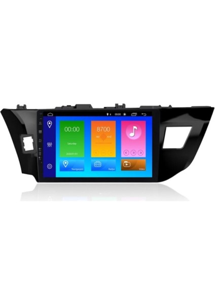 Corolla Android 10 Carplay Navigasyon Multimedya Ekran Oem Teyp NAV-9994 Uyumlu