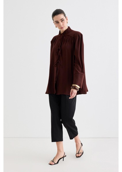 Valen Vatkalı Gömlek Ceket Kahve fiyatları