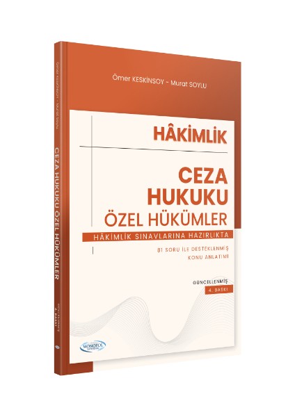 Monopol Yayınları Ceza Hukuku Özel Hükümler 4. Baskı