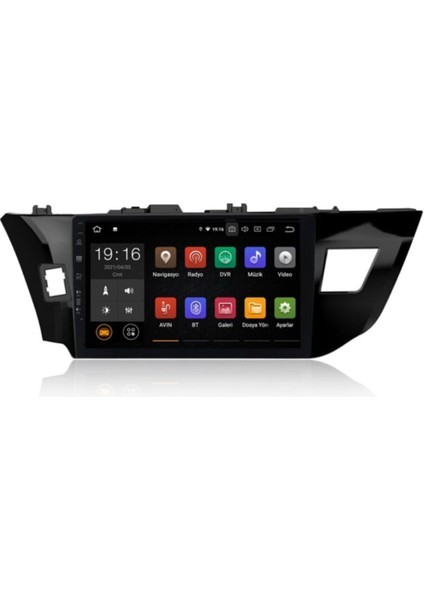 Toyota Corolla Carplay Android 10 Navigasyon 4gb Ram Multimedya Ekran Oem NAV-9994