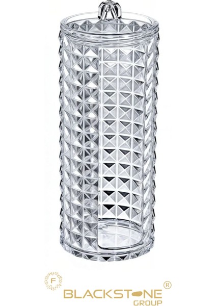 Beyaz Kapaklı Disk ve Makyaj Pamukluk Organizeri, Şık ve Kullanışlı Tasarım