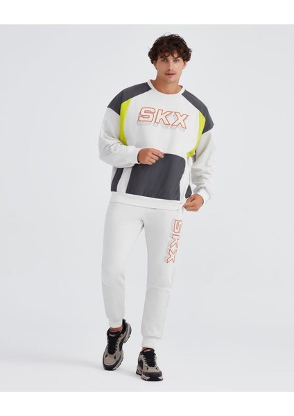 M Lw Fleece Crew Neck Sweatshirt Erkek Gri Sweatshirt S232277-032 fiyatları