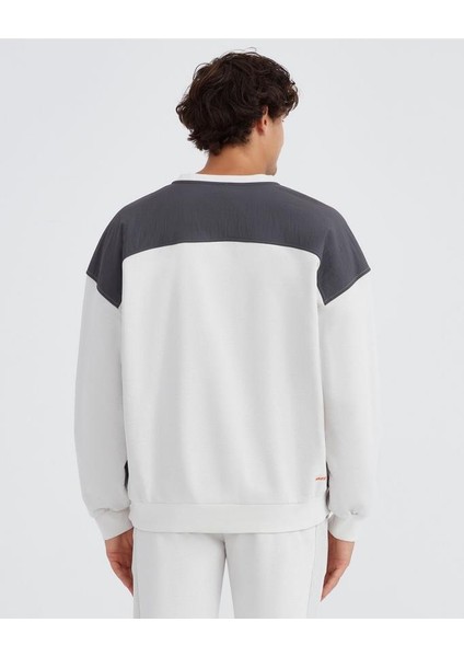 M Lw Fleece Crew Neck Sweatshirt Erkek Gri Sweatshirt S232277-032 indirimleri