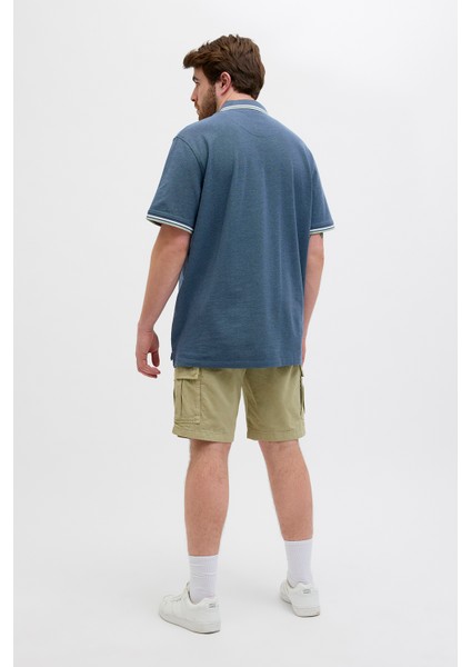 Plus Jjepaulos Logolu Pamuklu Büyük Beden Düğmeli Polo Yaka T Shirt Erkek Polo Yaka T Shirt 12143859 modelleri